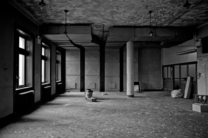 An apartment in the Fort Washington library. (Photo: Atlas Obscura)